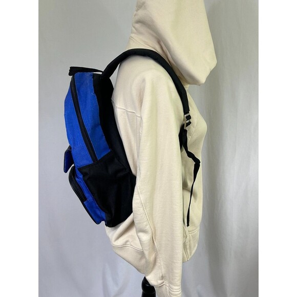 VINTAGE 1999 Rugrats Backpack - Viacom Nickelodeon - Blue - Tommy Pickles - Picture 5 of 13